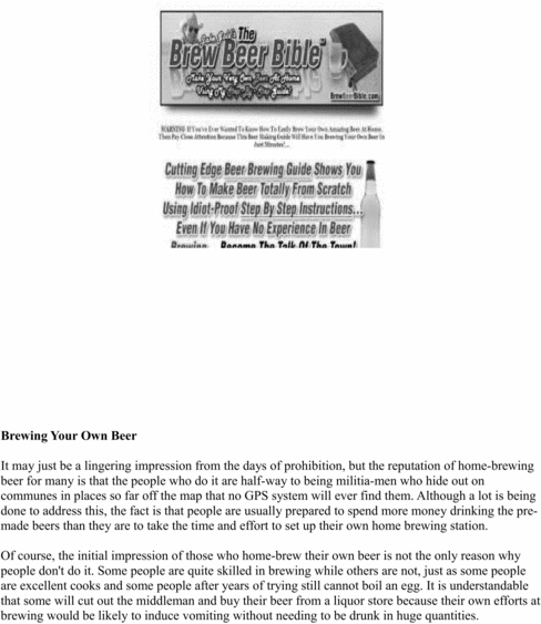 Product picture Brew, beer, Bible