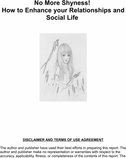 Product picture No More Shyness!